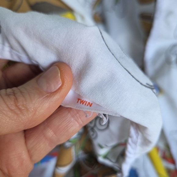 Vintage 1976 McDonald's Twin Size Fitted Sheets And Flat Sheet. - Picture 5 of 6